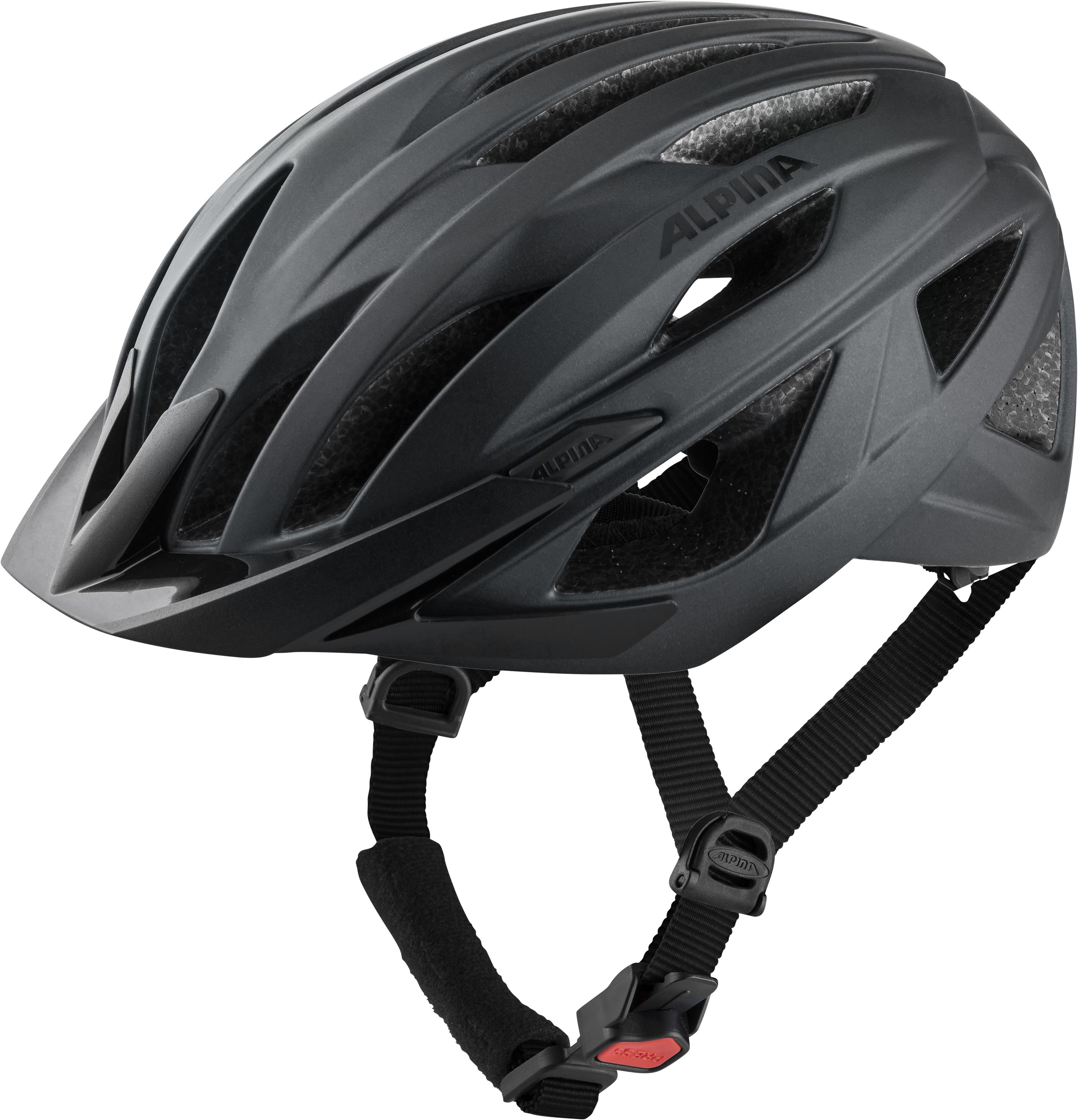 Fahrradhelm PARANA Gr. 55-59 cm Kopfumfang - black matt