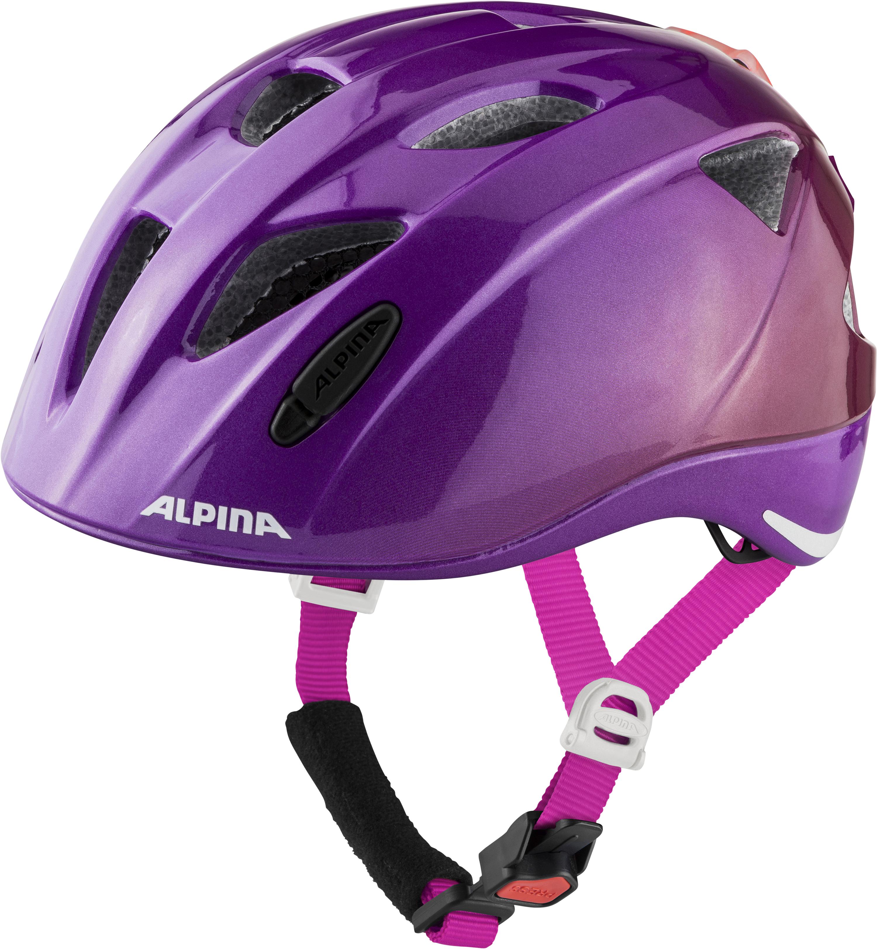 Fahrradhelm Kids XIMO FLASH Gr. 49-54 cm Kopfumfang - berry gloss