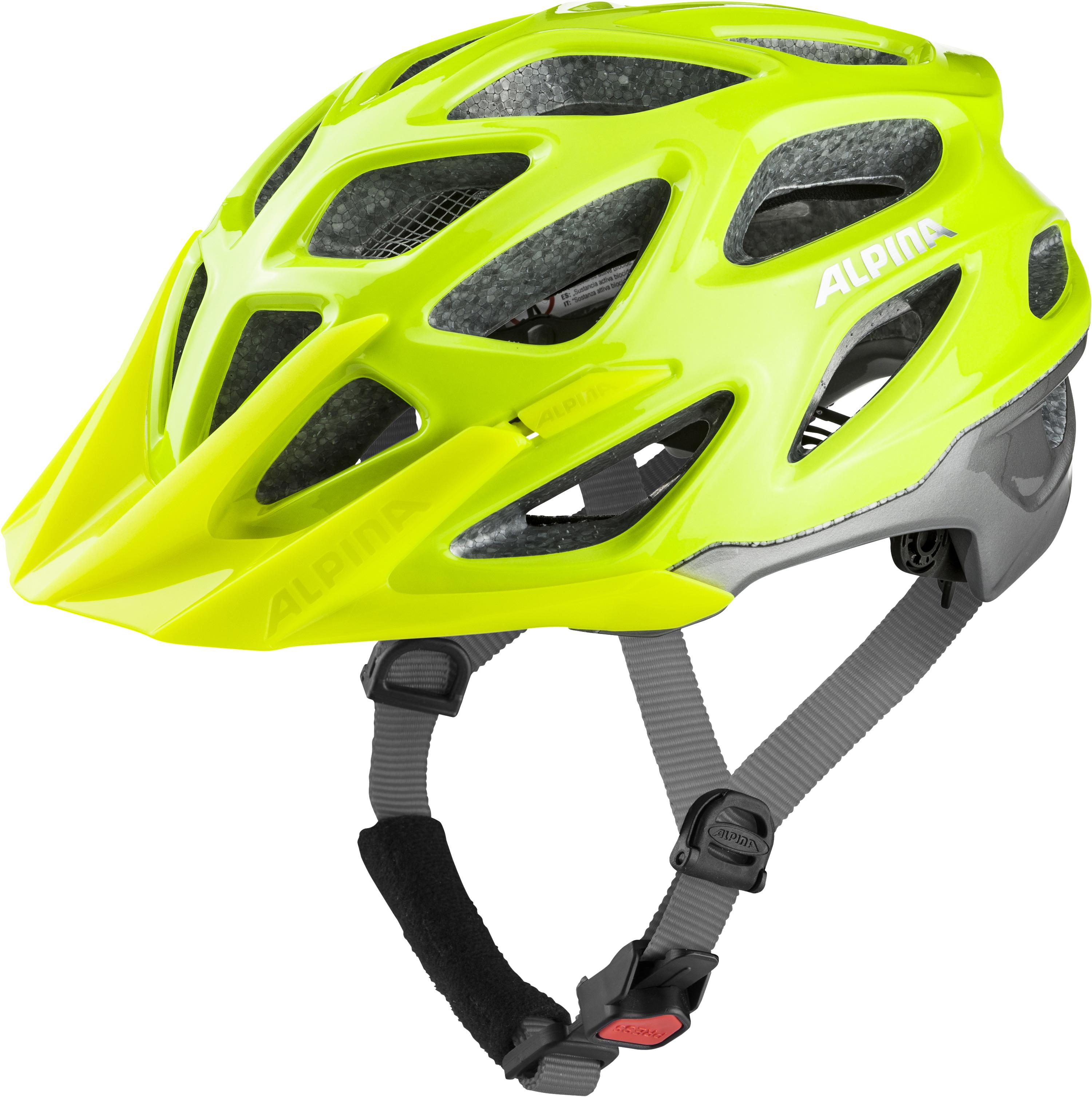 Fahrradhelm MYTHOS 3.0 Gr. 52-57 cm Kopfumfang - be visible-silver gloss