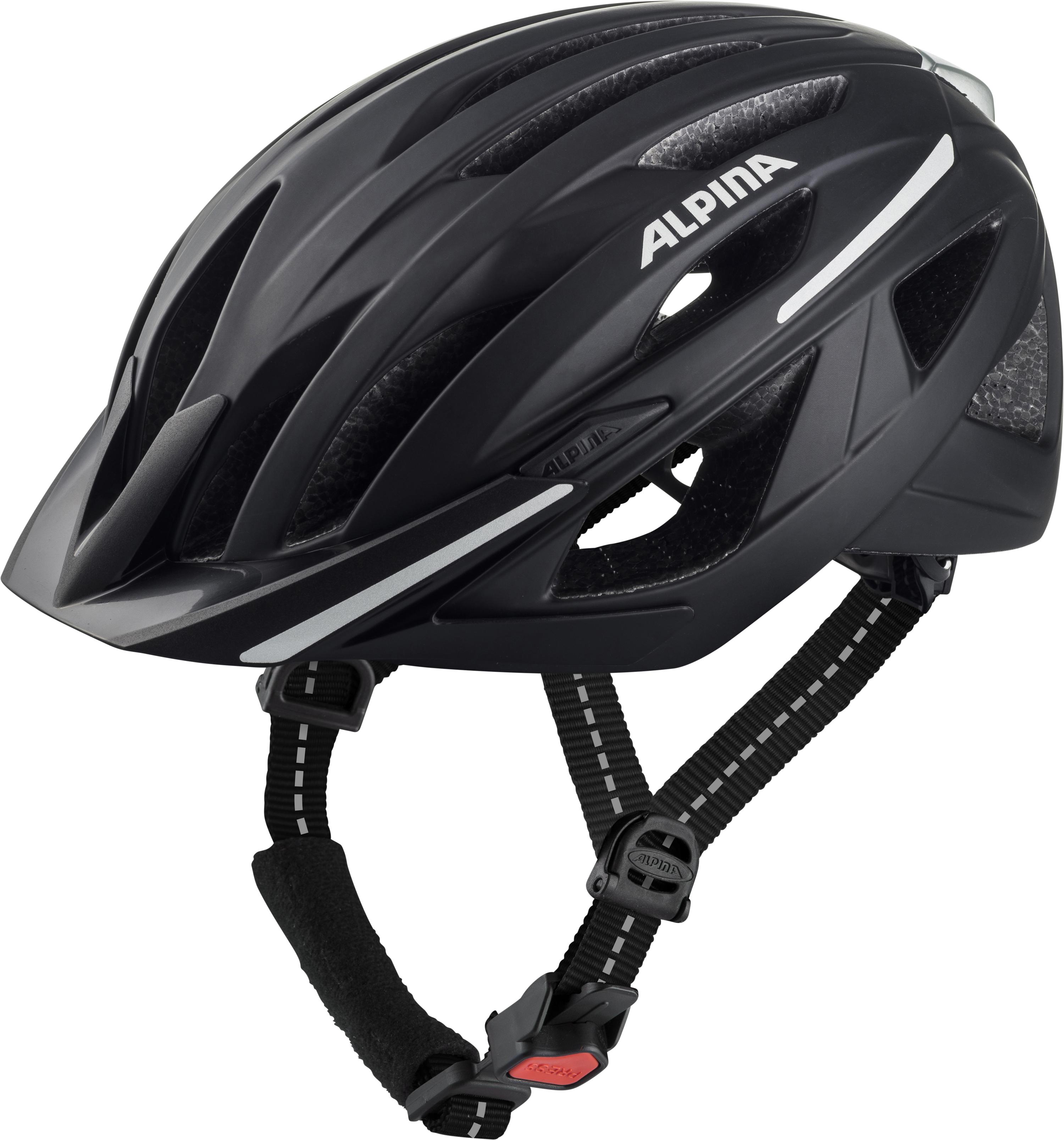 Fahrradhelm HAGA Gr. 58-63 cm Kopfumfang - black matt