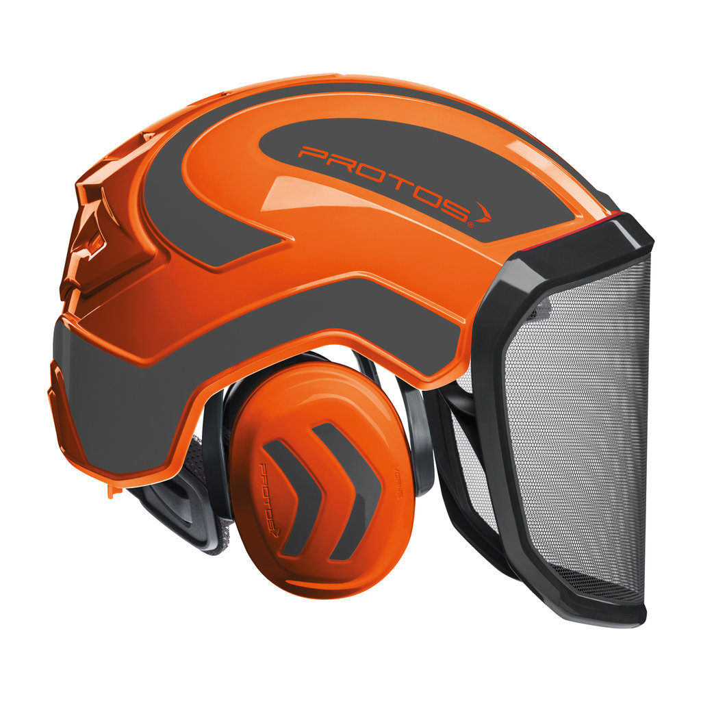 Protos Integral Forsthelm orange/grau