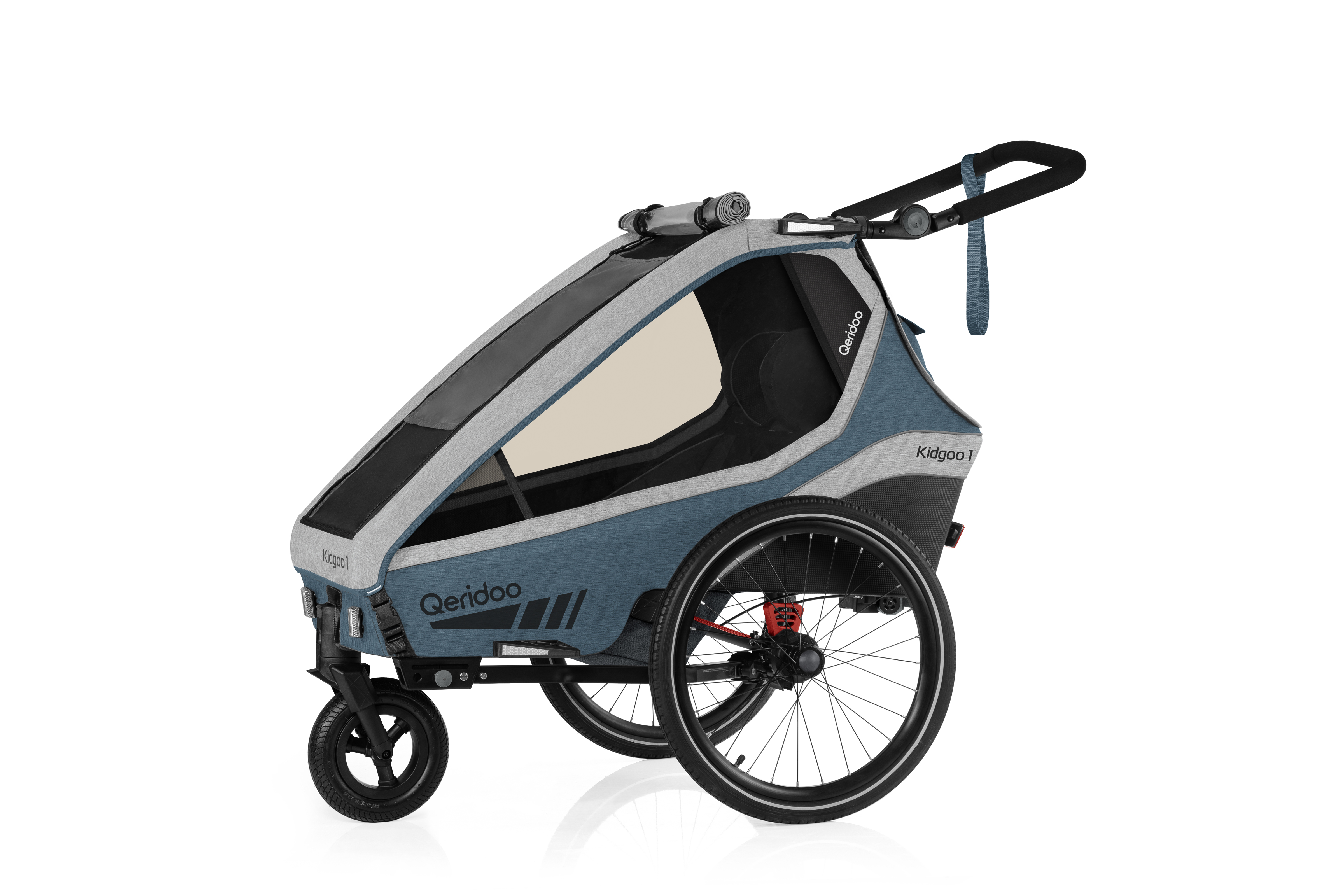 Kidgoo 1 - Fahrradanhänger - Navy Blue