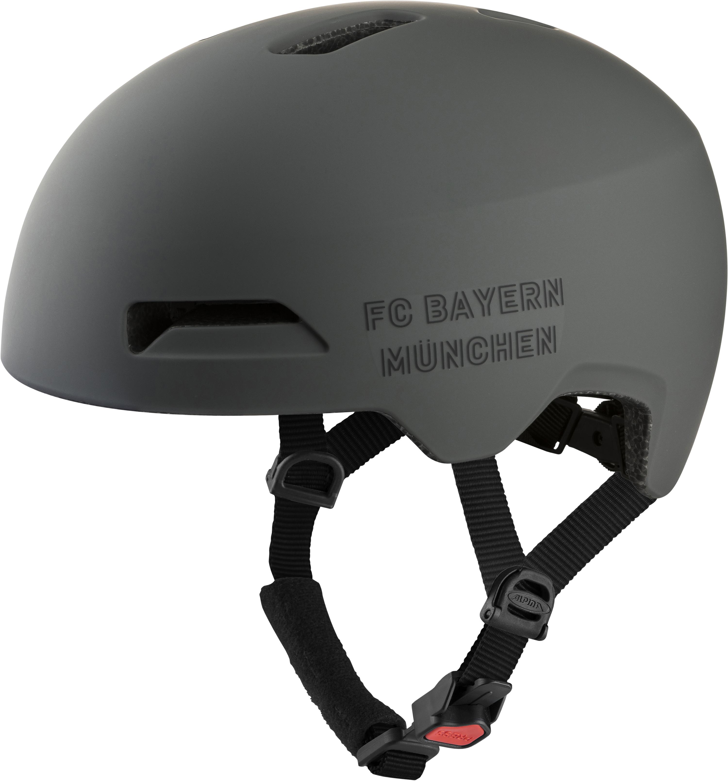 Fahrradhelm HAARLEM FCB Gr. 52-57 cm Kopfumfang - coffee-grey matt