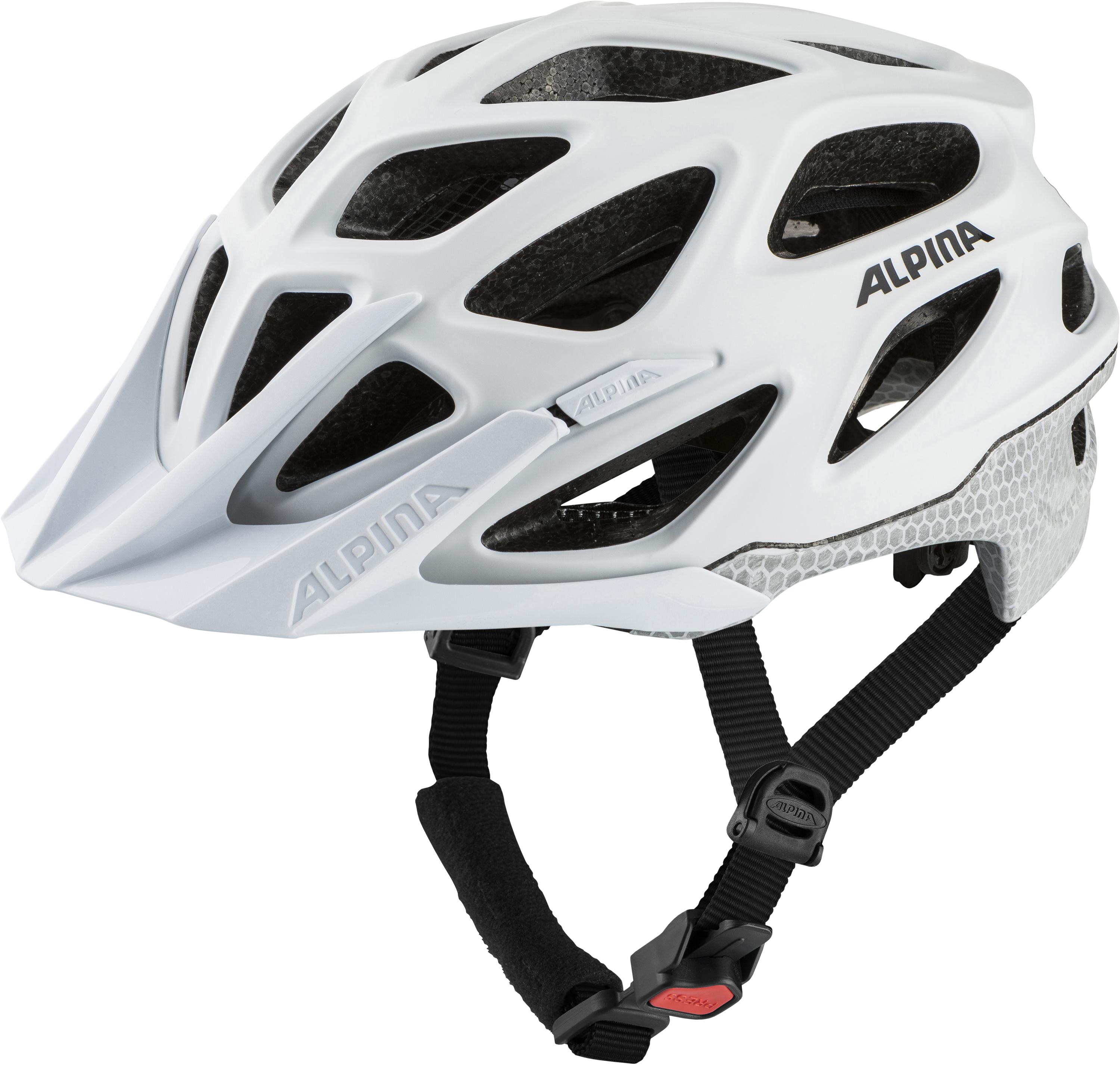 Fahrradhelm MYTHOS REFLECTIVE Gr. 52-57 cm Kopfumfang - white reflective