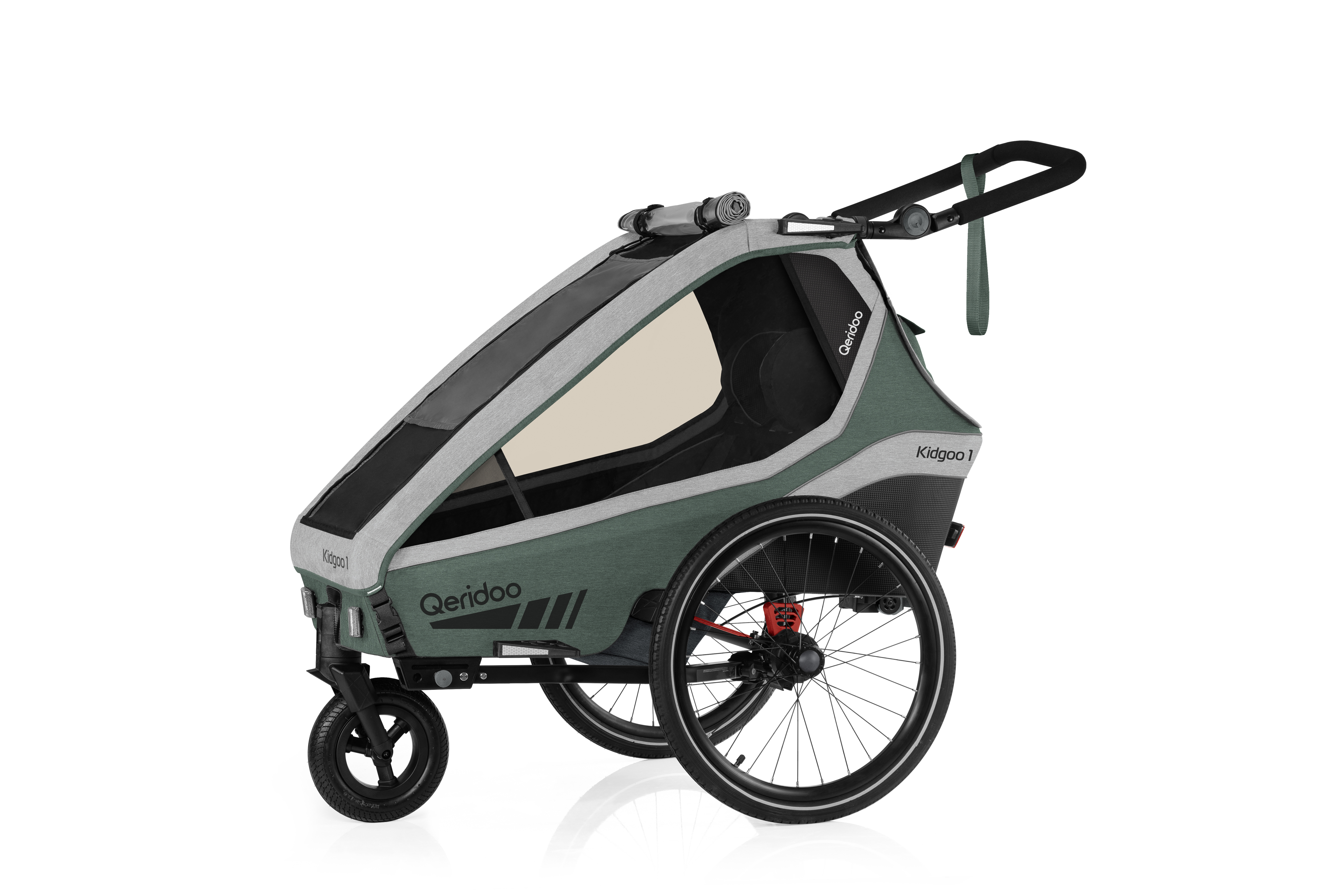 Kidgoo 1 - Fahrradanhänger - Ivy Green