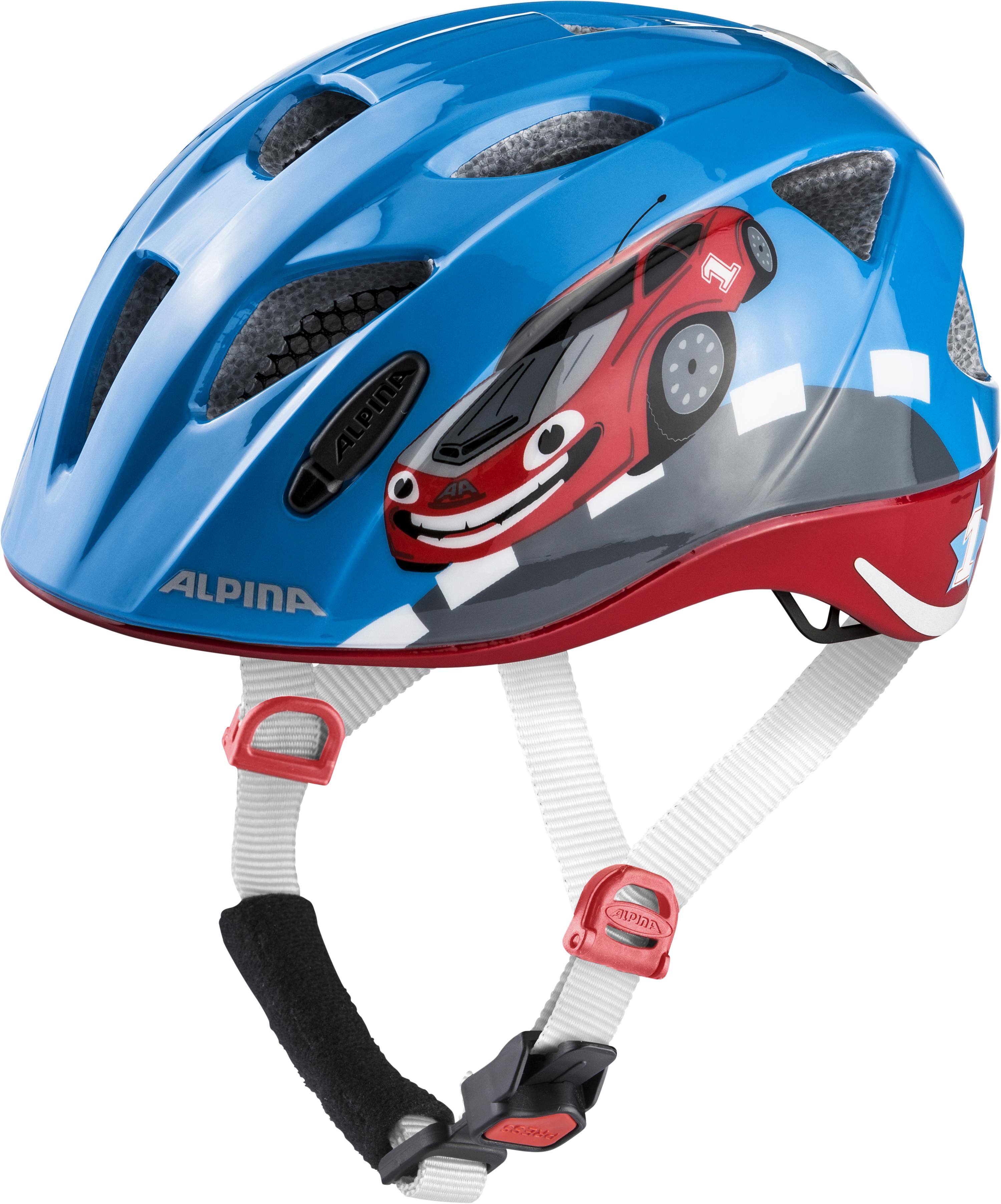 Fahrradhelm Kids XIMO Gr. 49-54 cm Kopfumfang - red car