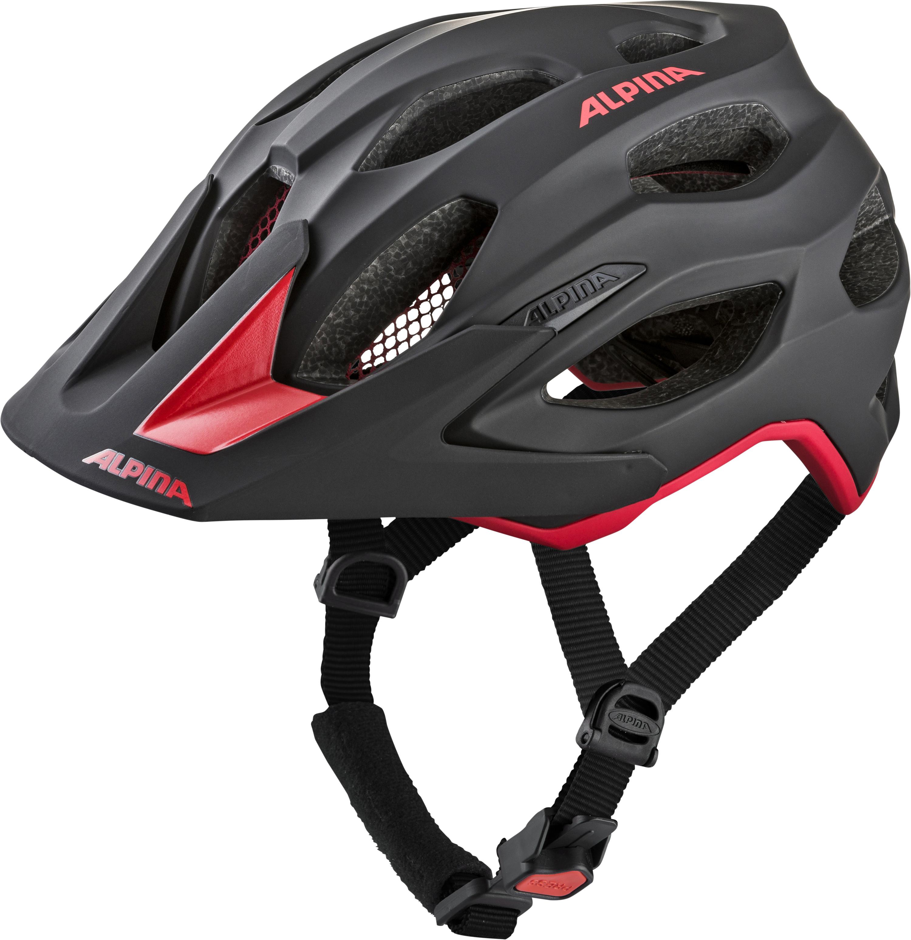 Fahrradhelm CARAPAX 2.0 Gr. 57-62 cm Kopfumfang - black-red matt