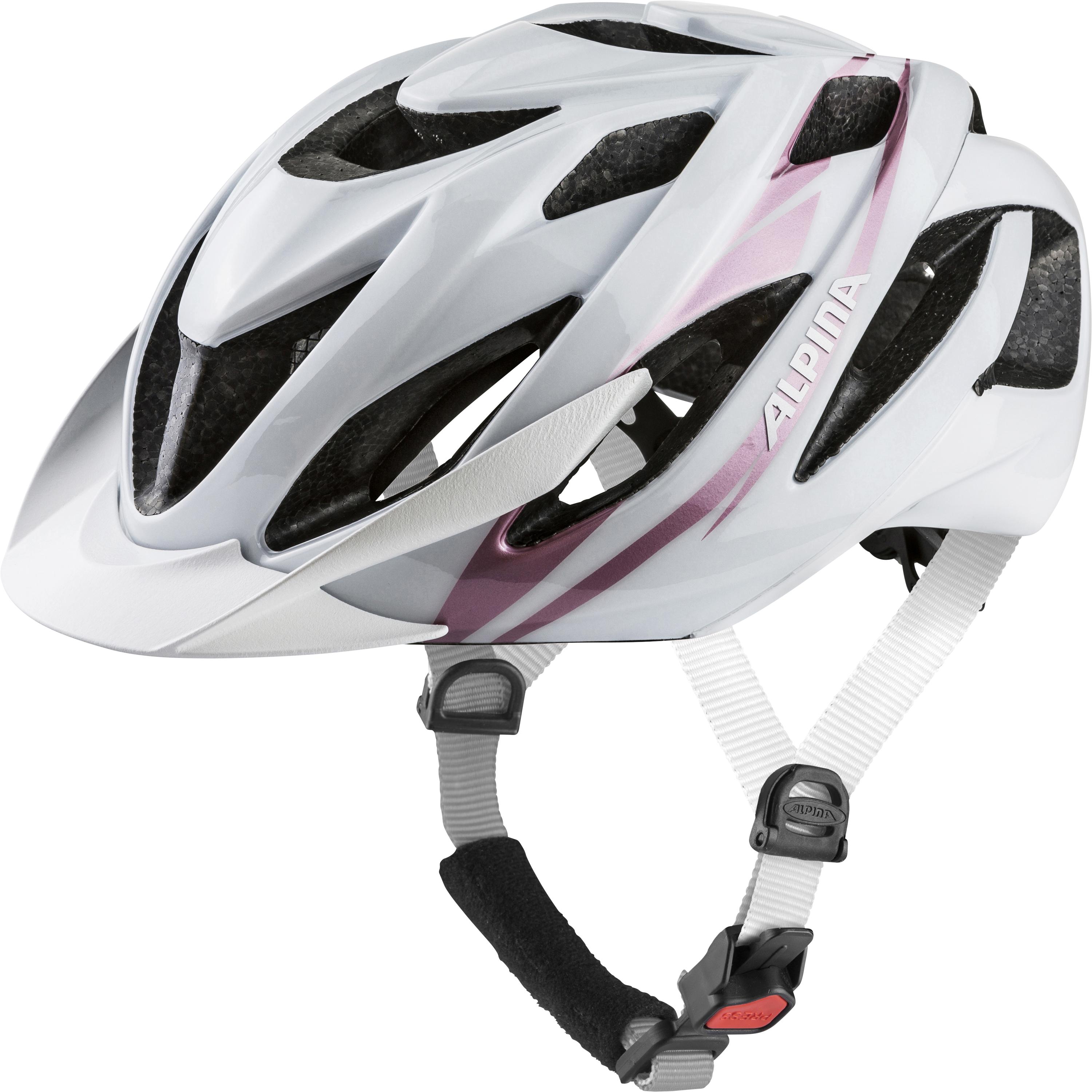 Fahrradhelm LAVARDA Gr. 52-57 cm Kopfumfang - white rose-gold gloss