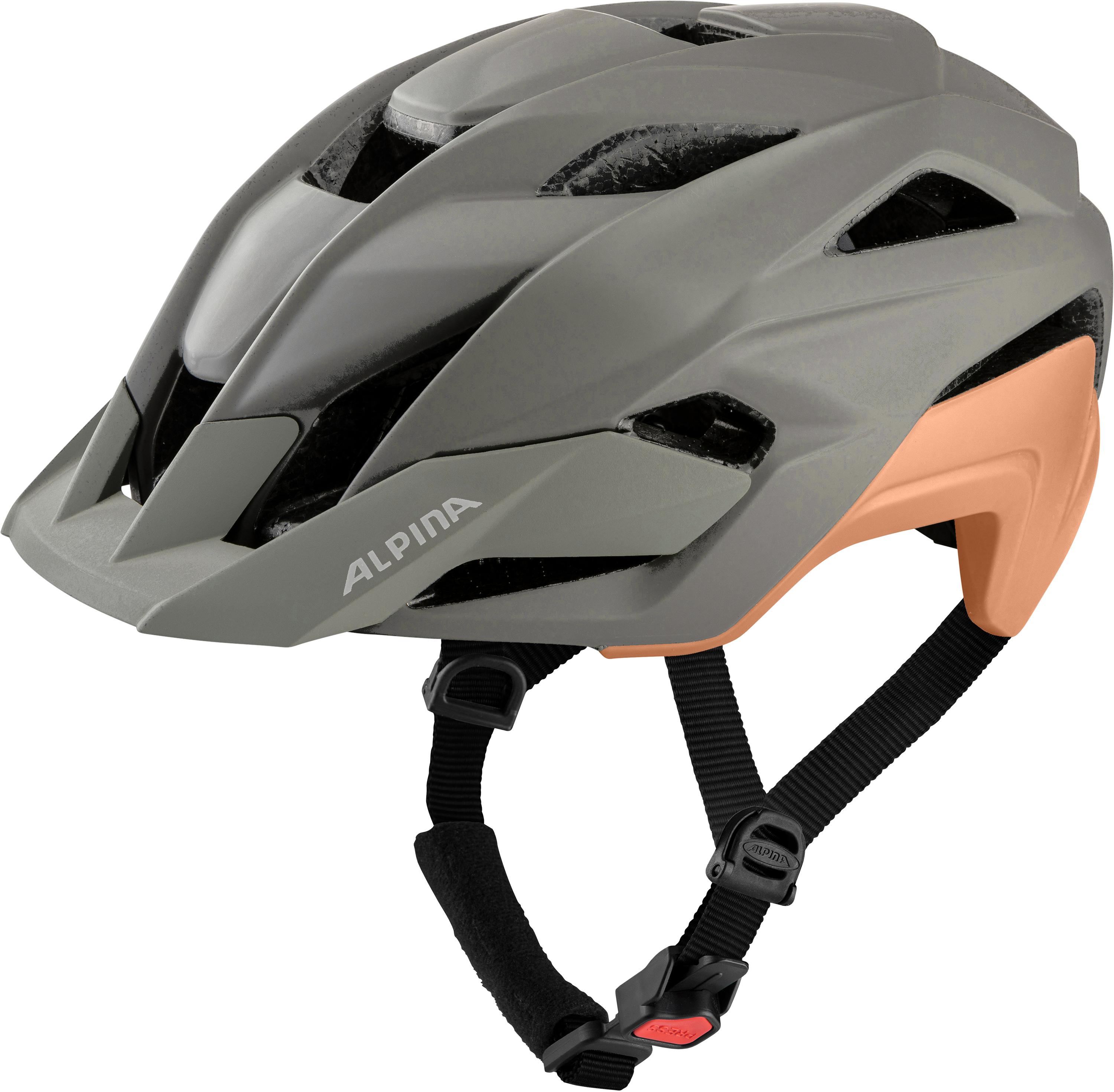 Fahrradhelm KAMLOOP Gr. 56-59 cm Kopfumfang - moon grey-peach matt Kopie