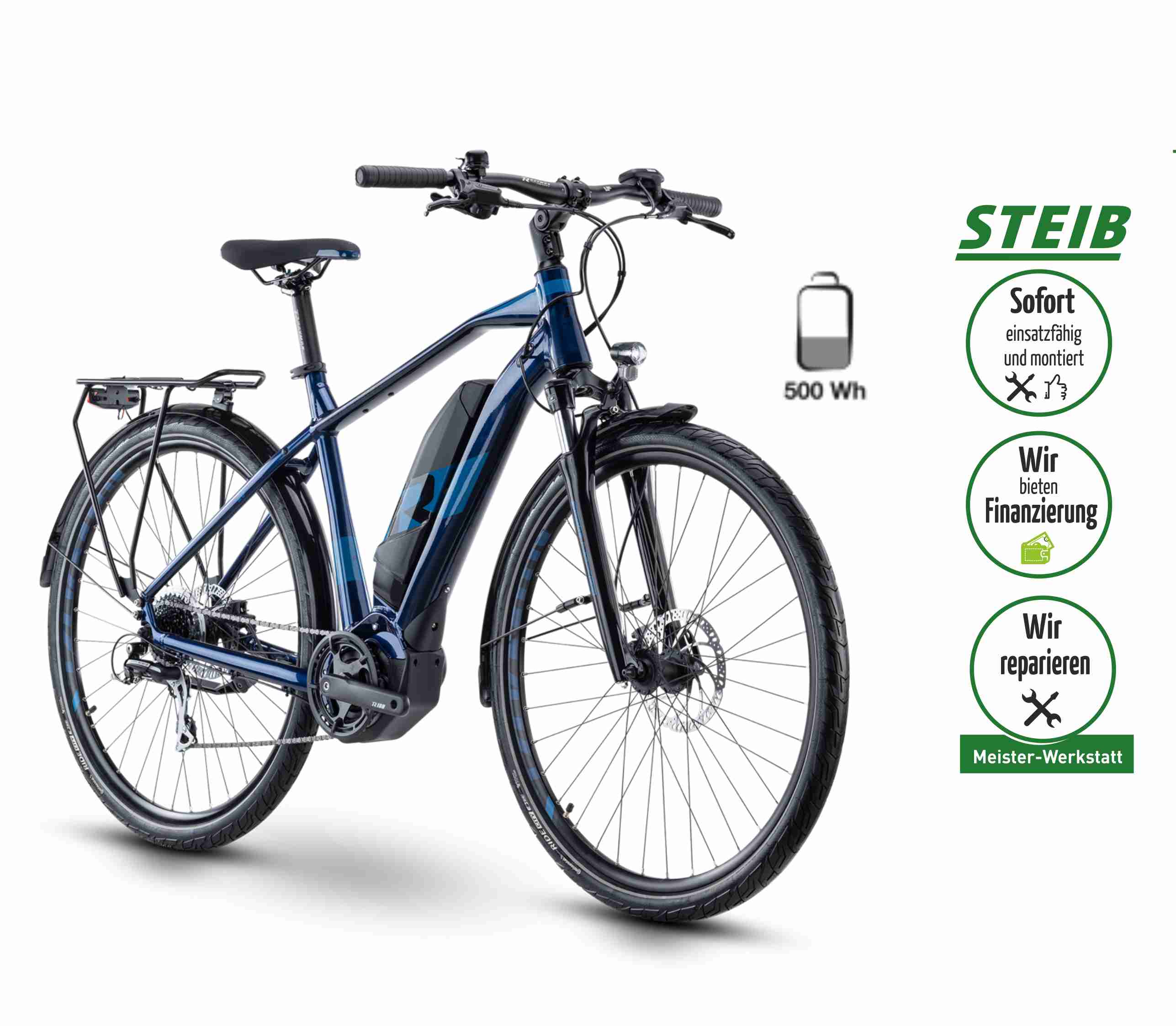 TourRay E 2.0 28" E-Bike - 52 cm Herren