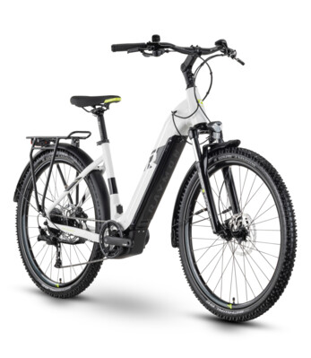 CrossRay E 5.0 - 27.5" 45cm- white/black/lime - Modell 2022
