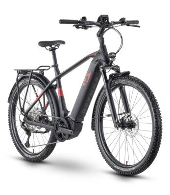 CrossRay E 7.0 27.5" - 60cm Herren - black/red/d.grey matt - Modell 2022