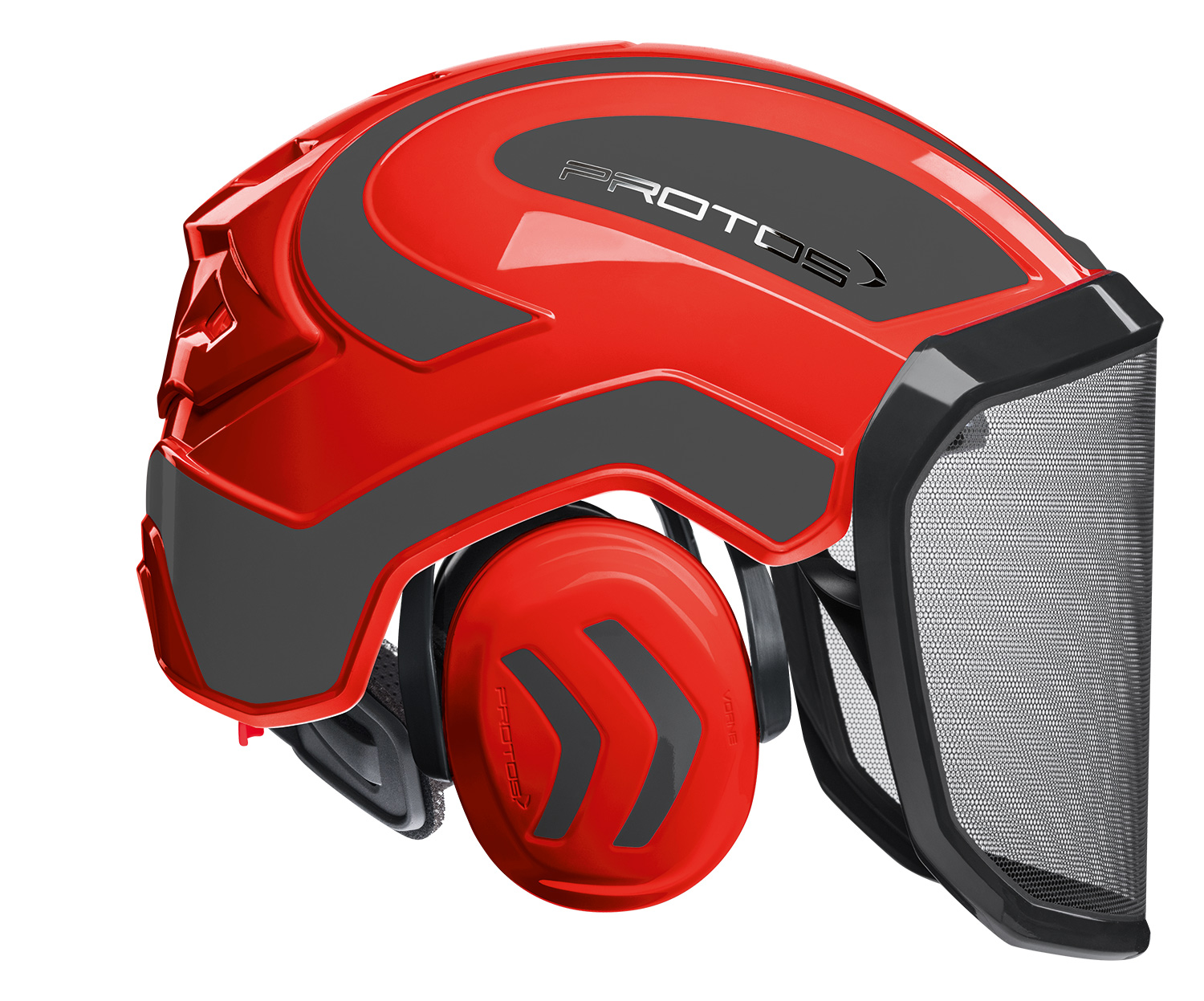 Forest Forsthelm rot/grau Forest Forsthelm rot/grau