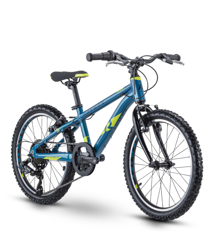 TwoRay 1.0 - Kinderfahrrad - 20" 27 cm - blau/lime