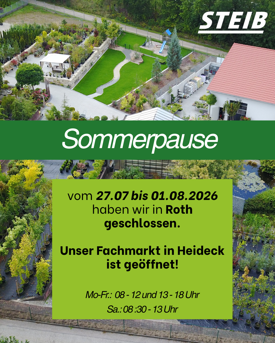Betriebsurlaub Roth