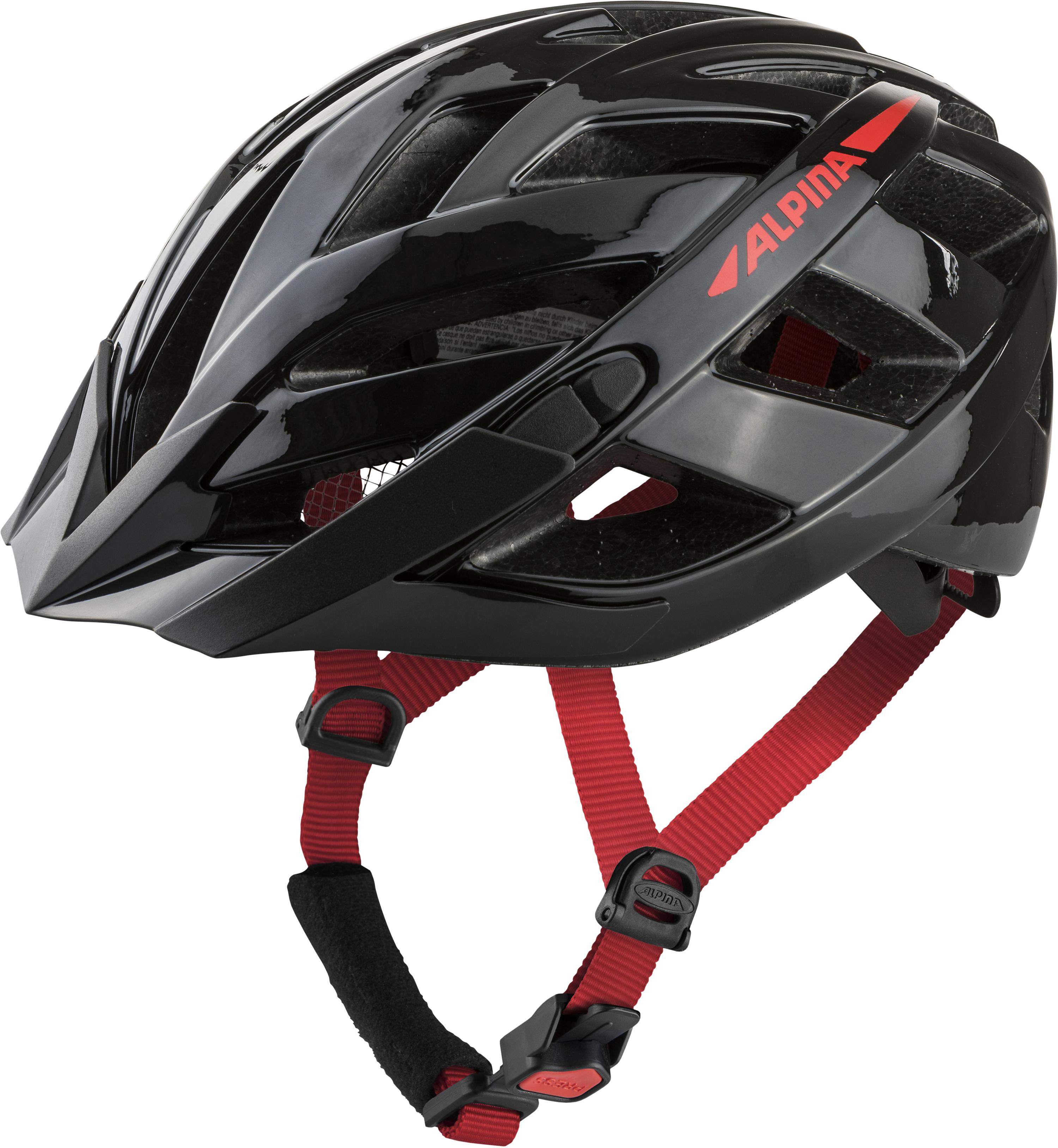 Fahrradhelm PANOMA 2.0 Gr. 52-57 cm Kopfumfang - black-red gloss