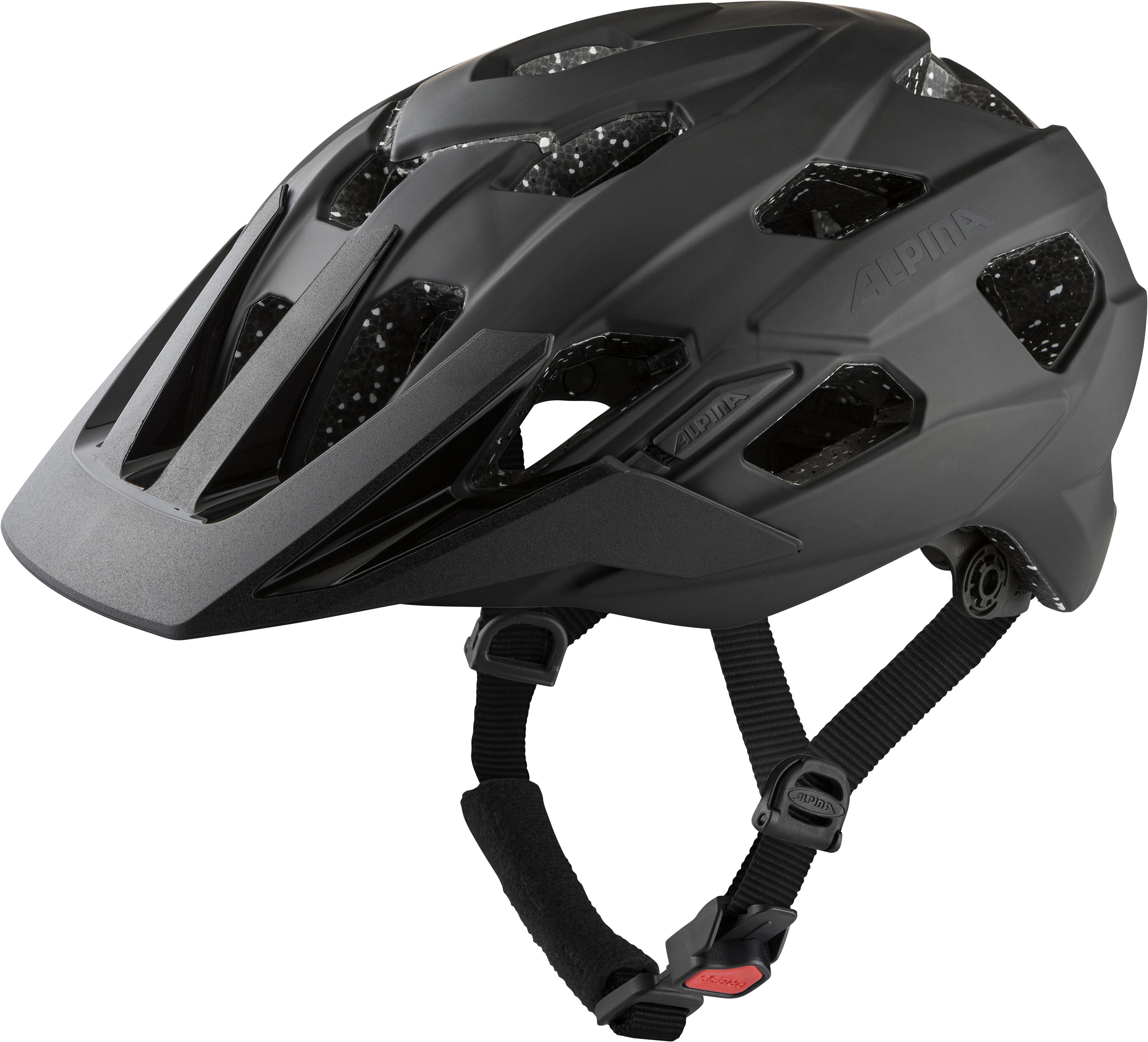 Fahrradhelm ANZANA TOCSEN Gr. 52-57 cm Kopfumfang - black matt