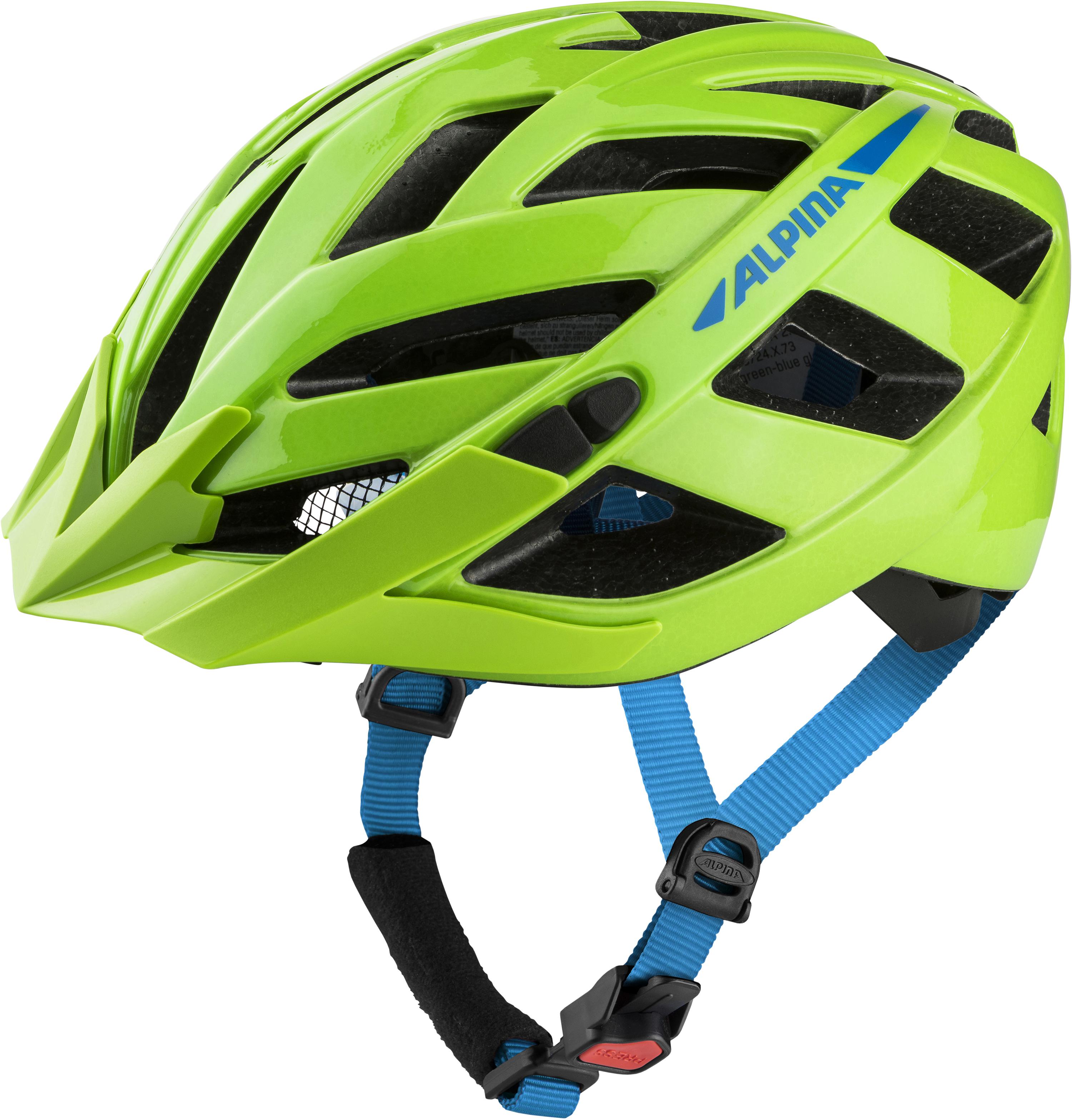 Fahrradhelm PANOMA 2.0 Gr. 52-57 cm Kopfumfang - green-blue gloss