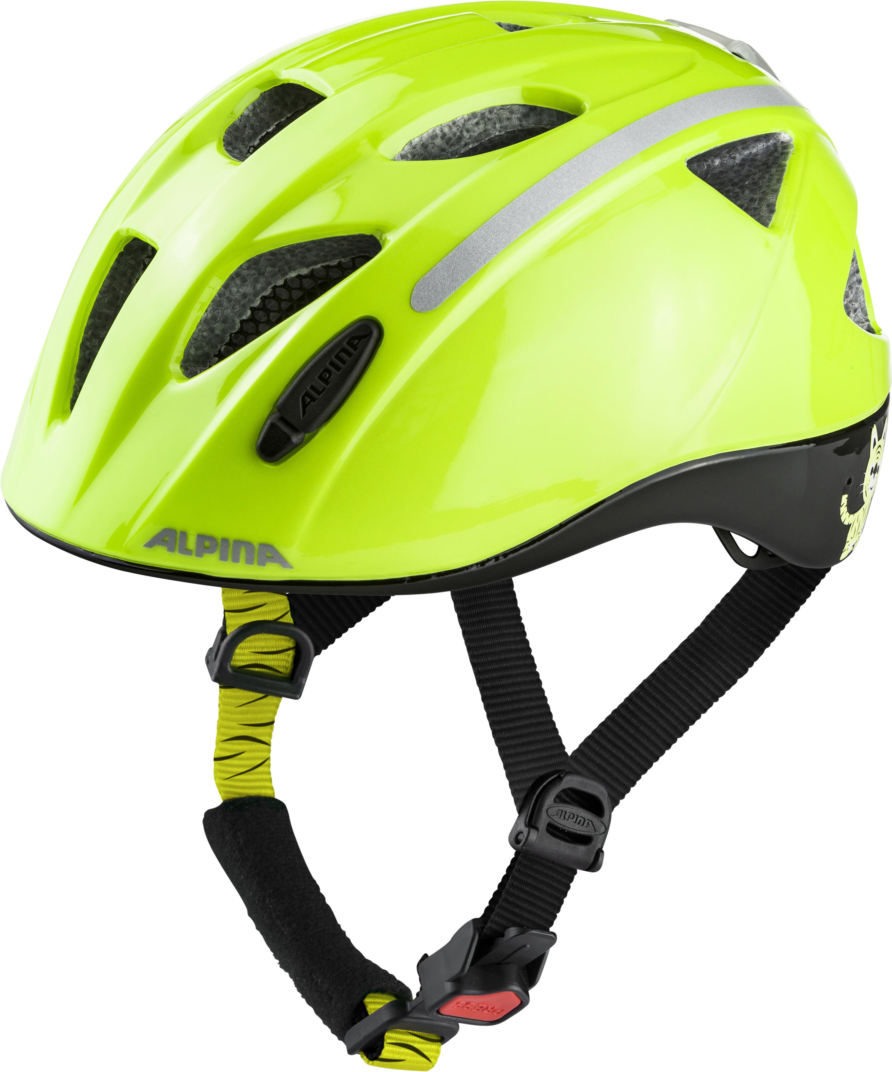 Fahrradhelm Kids XIMO FLASH Gr. 49-54 cm Kopfumfang - be visible refl
