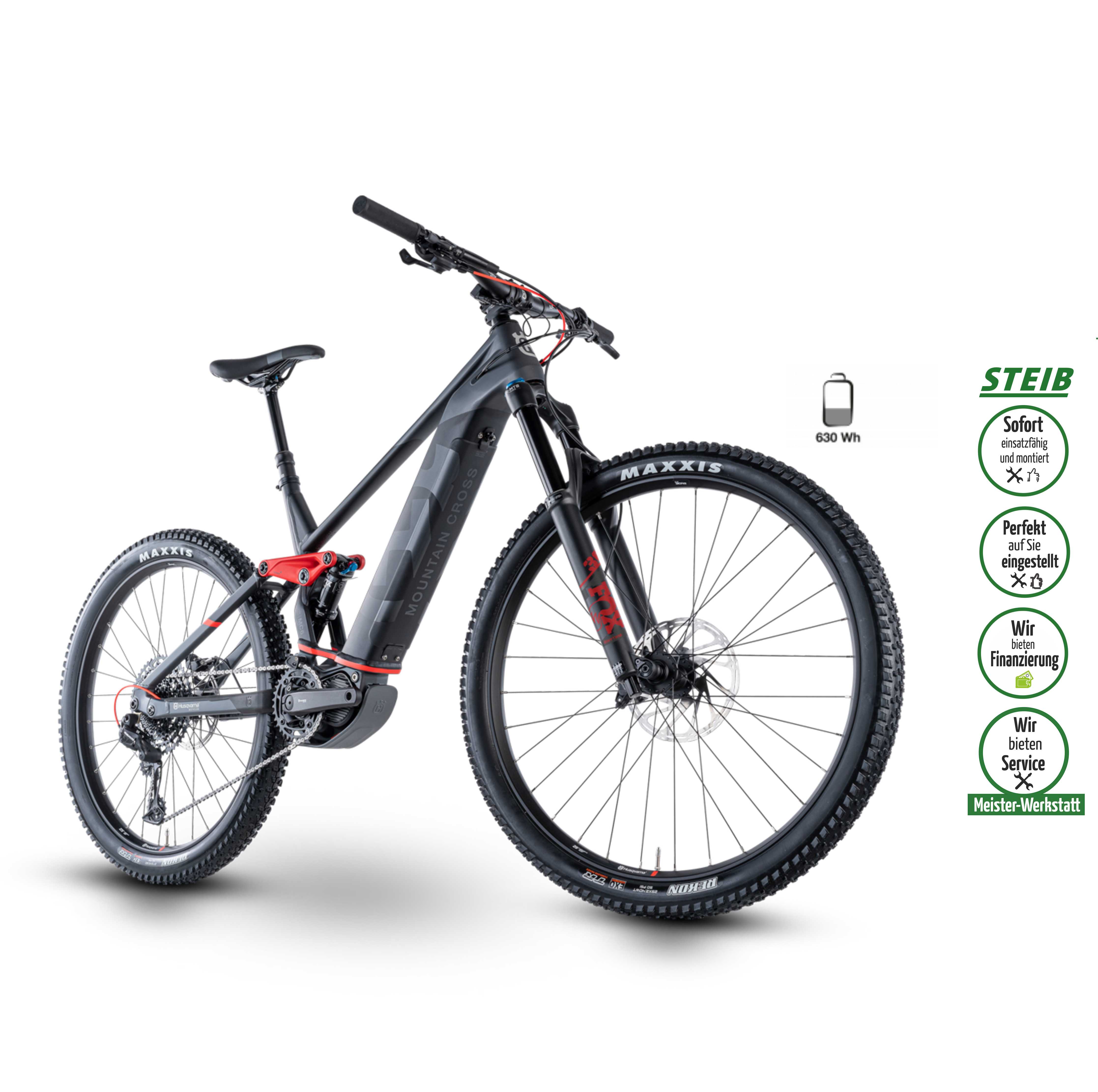 Mountain Cross MC6 29+27.5" E-Bike Fully - 52 cm  - Shimano EP8 - 85Nm - 630Wh