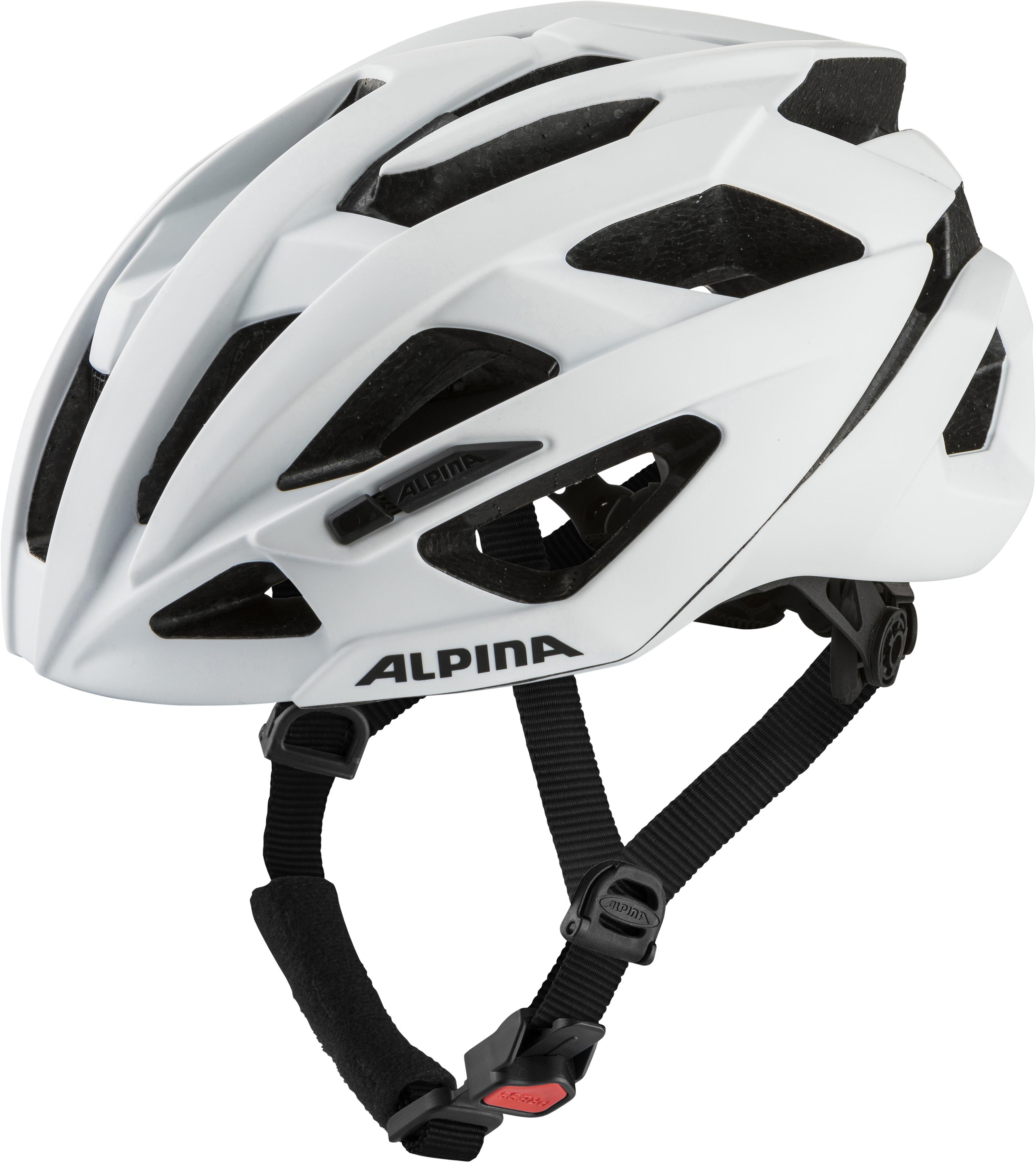 Fahrradhelm VALPAROLA Gr. 55-59 cm Kopfumfang - white matt