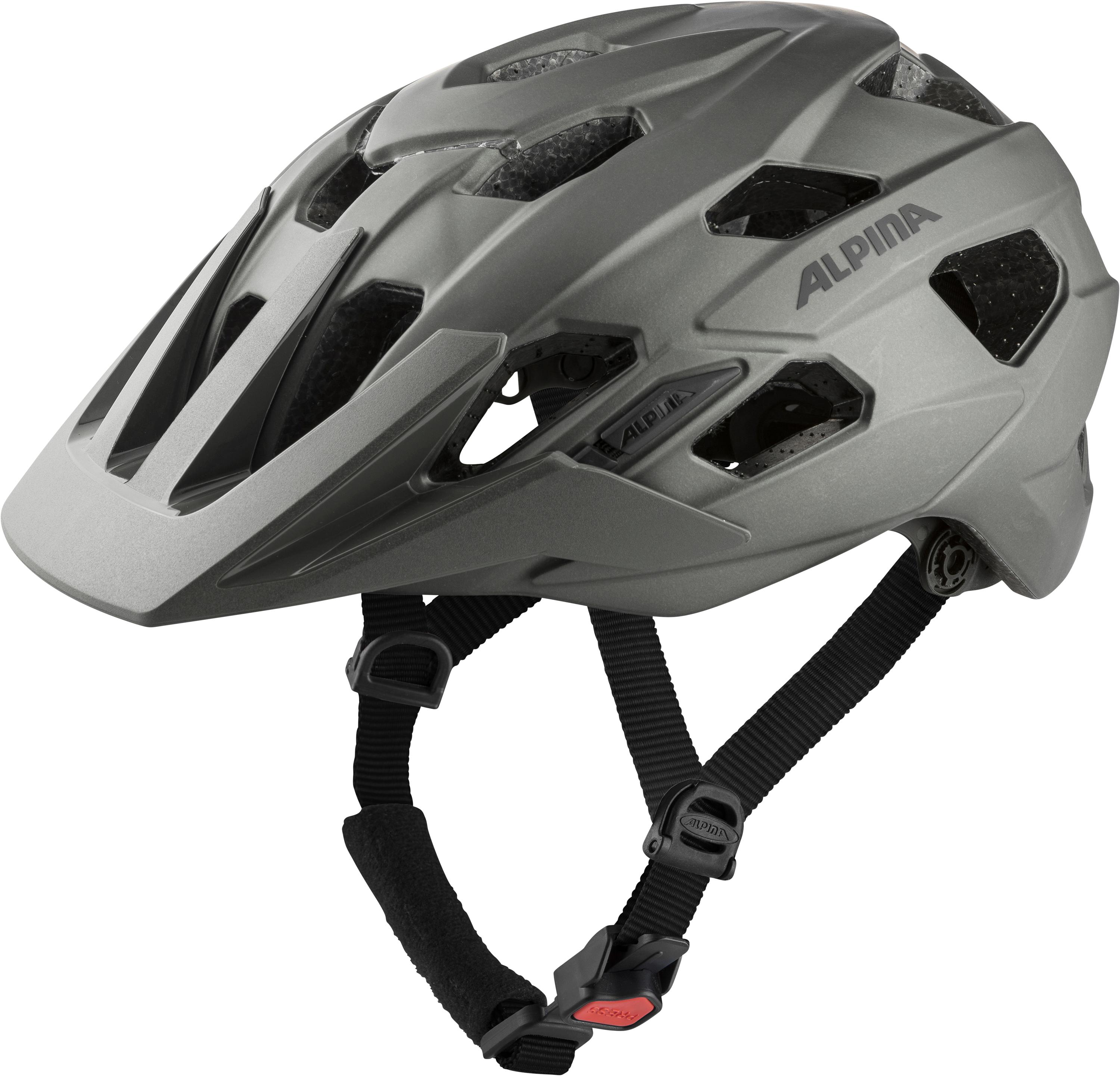 Fahrradhelm ANZANA Gr. 52-57 cm Kopfumfang - coffee-grey matt