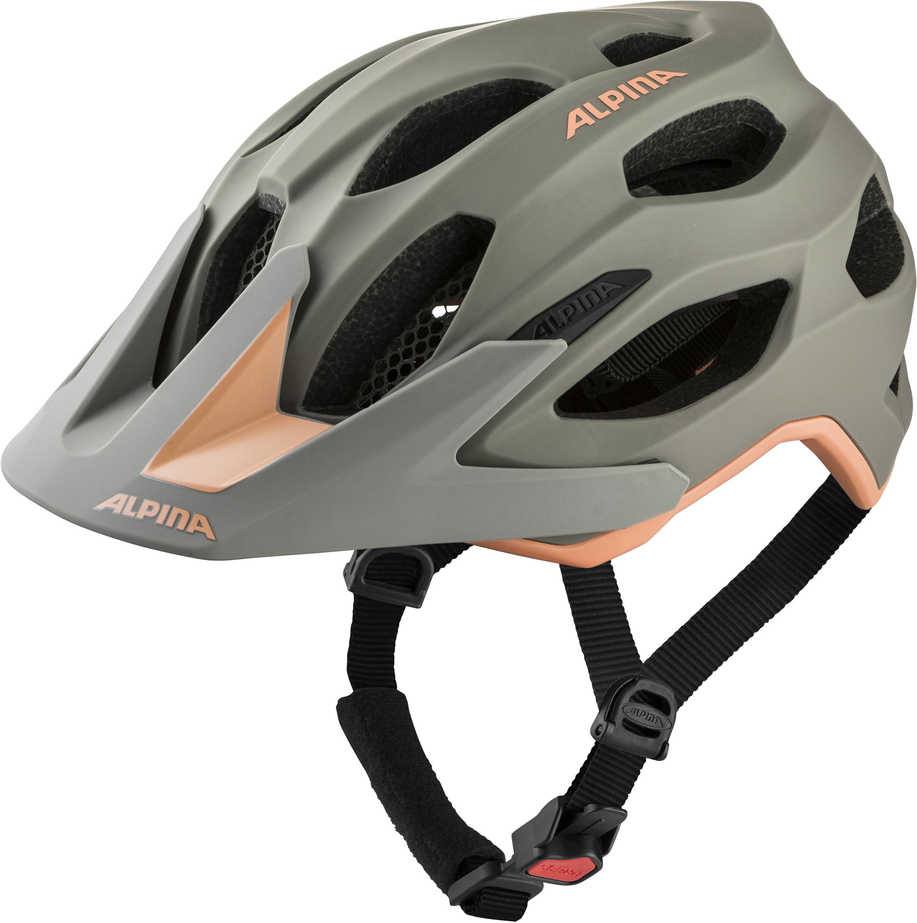 Fahrradhelm CARAPAX 2.0 Gr. 52-57 cm Kopfumfang - moon-grey-peach matt